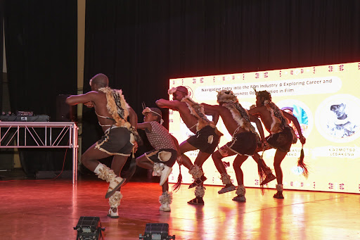 Cultural dance performance at Naledi Film Festival